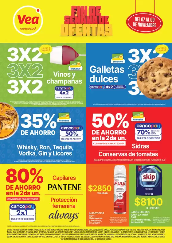 Catálogo Supermercados Vea | Ofertas especiales atractivas para todos | 2025-11-07T00:00:00.000Z - 2025-11-09T00:00:00.000Z