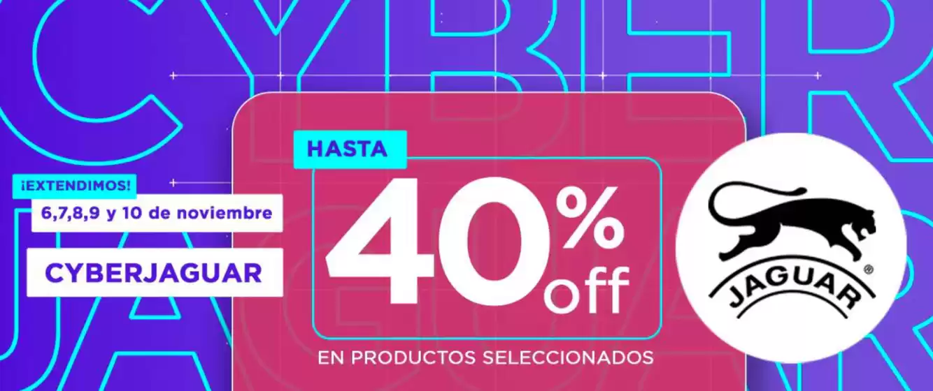 Catálogo Jaguar Shoes en Pilar (Buenos Aires) | Promoción! Hasta 40% off | 2025-11-07T00:00:00.000Z - 2025-11-10T00:00:00.000Z