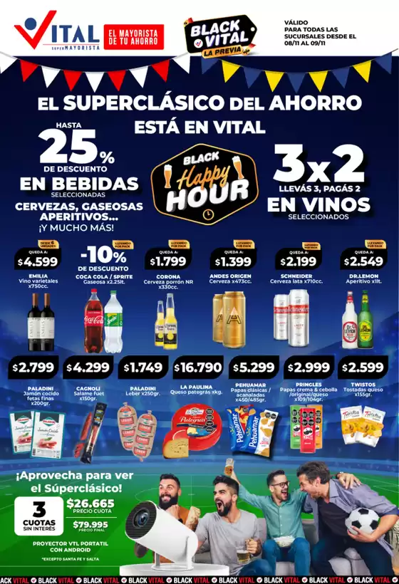 Catálogo Supermayorista Vital | Superclásico del ahorro | | 2025-11-08T00:00:00.000Z - 2025-11-09T00:00:00.000Z