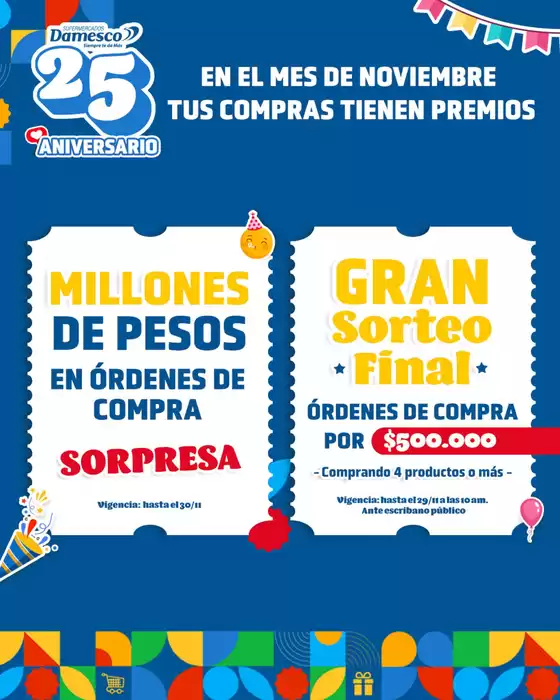 Catálogo Supermercados Damesco | Nuevas ofertas para descubrir | 2025-11-01T00:00:00.000Z - 2025-11-30T00:00:00.000Z