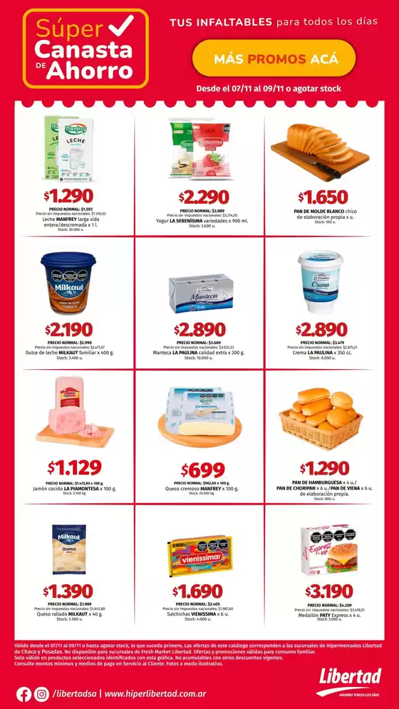 Catálogo Hiper Libertad | Ofertas especiales atractivas para todos | 2025-11-07T00:00:00.000Z - 2025-11-09T00:00:00.000Z