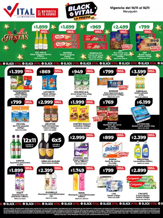 Catálogo Supermayorista Vital en Mendoza | Ofertas principales y descuentos | 2025-11-10T00:00:00.000Z - 2025-11-16T00:00:00.000Z