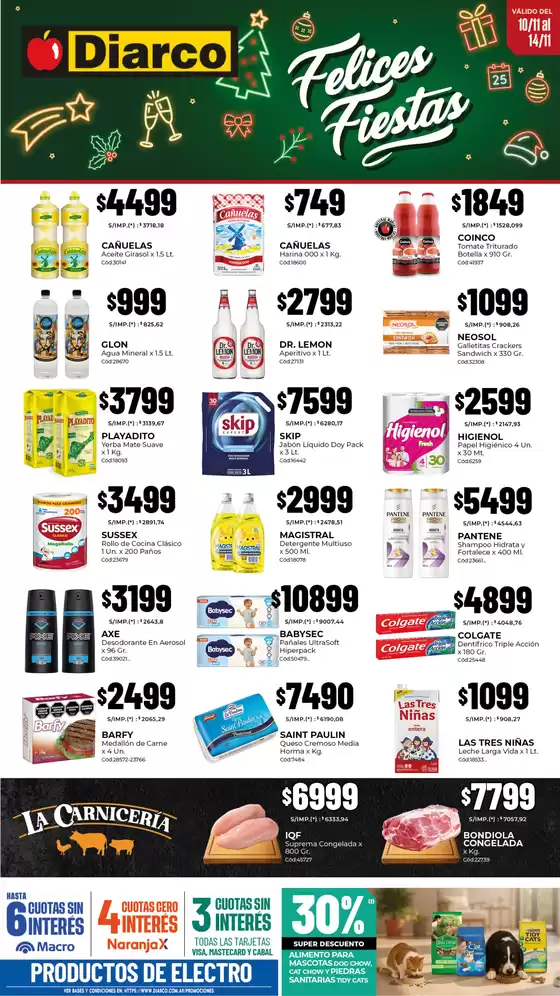 Catálogo Diarco | OFERTAS PUEBLO SUR | 2025-11-10T00:00:00.000Z - 2025-11-14T00:00:00.000Z