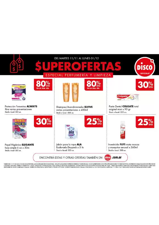 Catálogo Disco | Especial Perfumería y Limpieza  | 2025-11-11T00:00:00.000Z - 2025-12-01T00:00:00.000Z