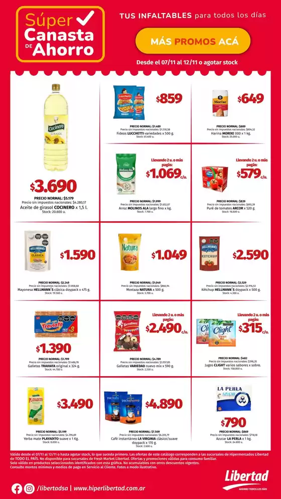 Catálogo Hiper Libertad | Descuentos y promociones | 2025-11-07T00:00:00.000Z - 2025-11-12T00:00:00.000Z