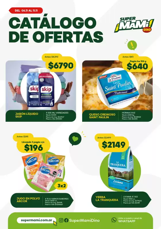 Catálogo Super Mami en Núñez del Prado | Catálogo de ofertas | 2025-11-11T00:00:00.000Z - 2025-11-11T00:00:00.000Z