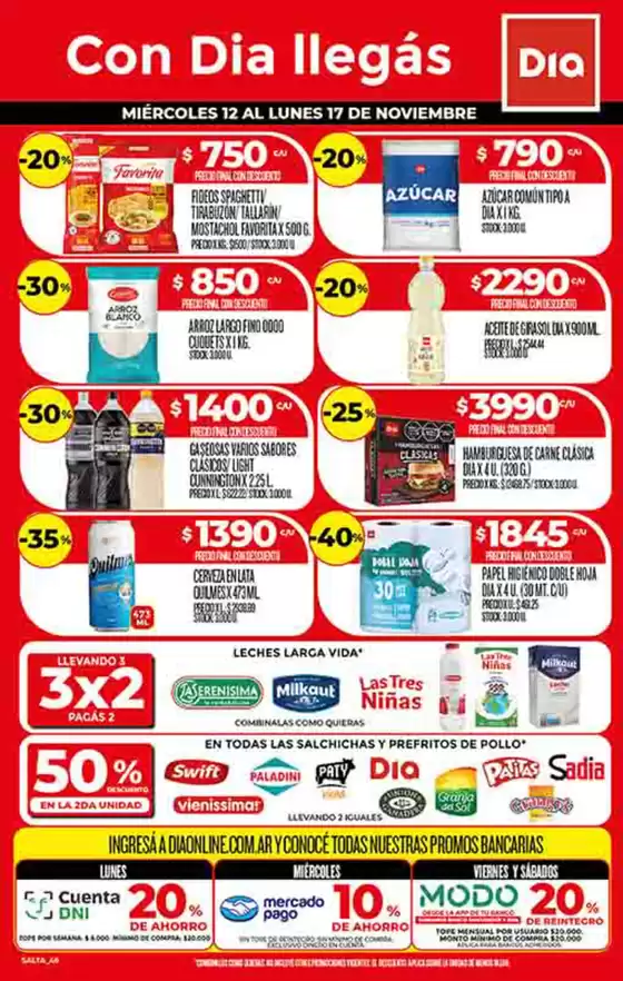 Catálogo Supermercados DIA | Descubre ofertas atractivas | 2025-11-12T00:00:00.000Z - 2025-11-17T00:00:00.000Z