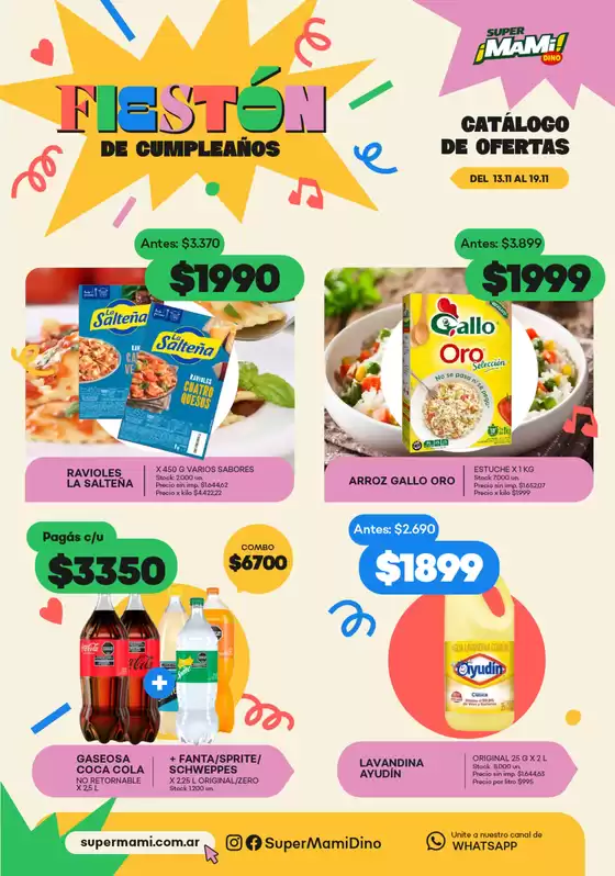 Catálogo Super Mami en Moreno | Fieston de cumpleanos | 2025-11-13T00:00:00.000Z - 2025-11-19T00:00:00.000Z