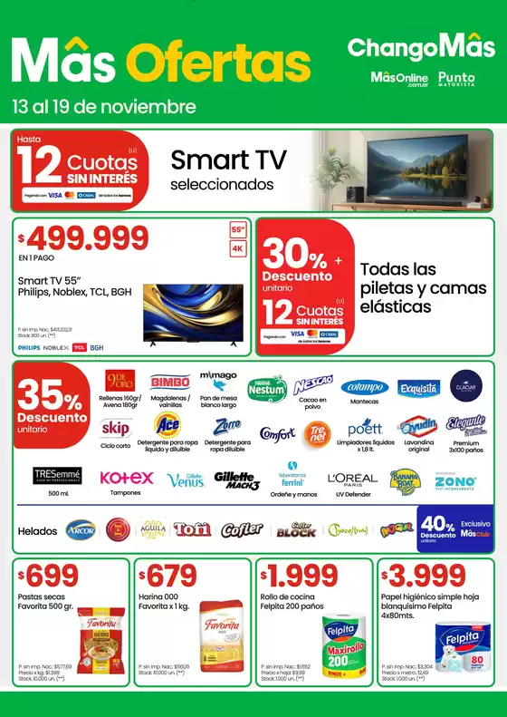 Catálogo Changomas en Moreno | Más ofertas | 2025-11-13T00:00:00.000Z - 2025-11-19T00:00:00.000Z