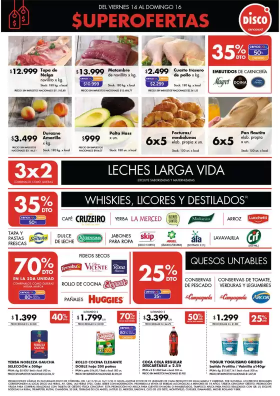 Catálogo Disco | Ofertas | Córdoba | 2025-11-14T00:00:00.000Z - 2025-11-16T00:00:00.000Z