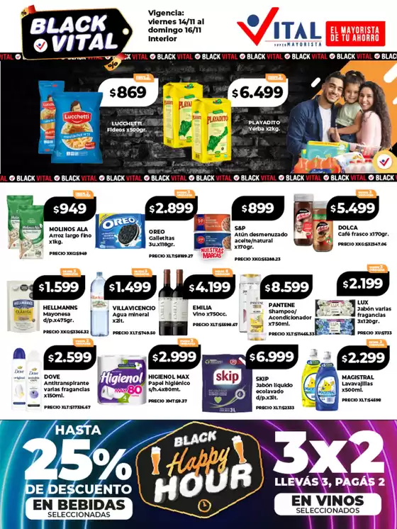 Catálogo Supermayorista Vital | Ofertas fin de semana | | 2025-11-14T00:00:00.000Z - 2025-11-16T00:00:00.000Z