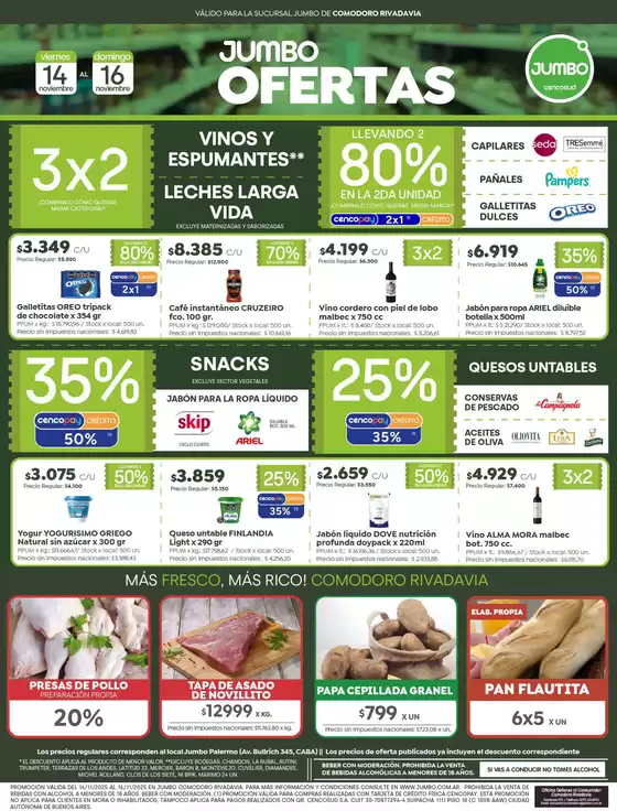 Catálogo Jumbo | Ofertas | Comodoro | 2025-11-14T00:00:00.000Z - 2025-11-16T00:00:00.000Z