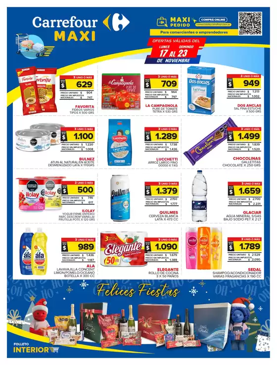 Catálogo Carrefour Maxi en Avellaneda (Buenos Aires) | OFERTAS SEMANALES | 2025-11-17T00:00:00.000Z - 2025-11-23T00:00:00.000Z