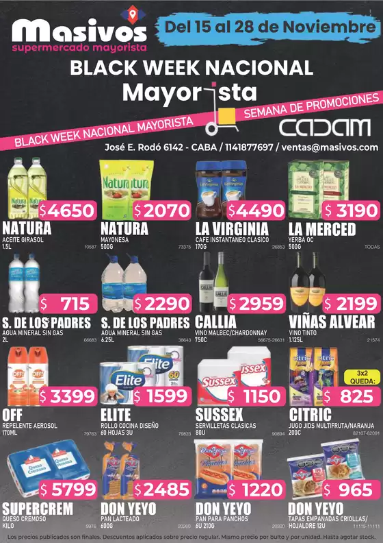 Catálogo Masivos | Ofertas Masivos | 2025-11-15T00:00:00.000Z - 2025-11-28T00:00:00.000Z
