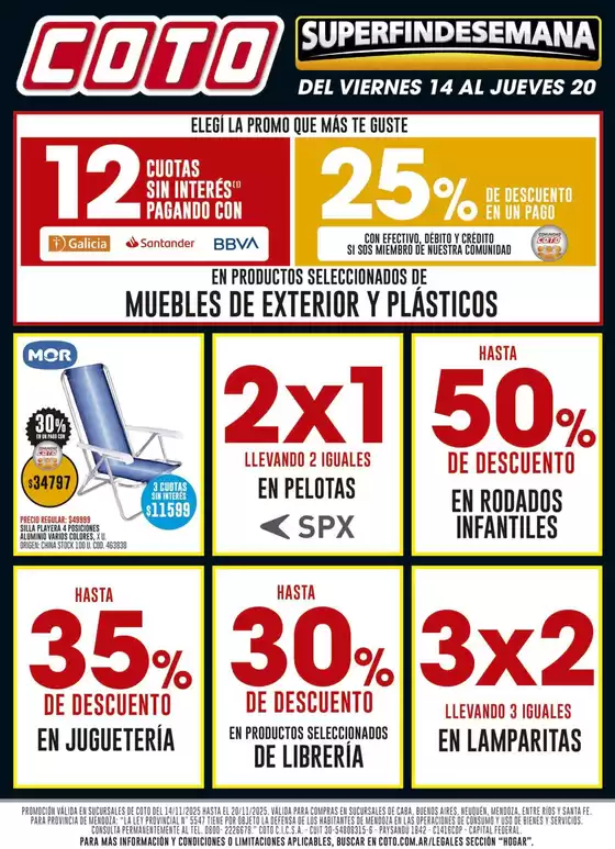 Catálogo Coto | Coto Afiche Hogar | 2025-11-14T00:00:00.000Z - 2025-11-20T00:00:00.000Z