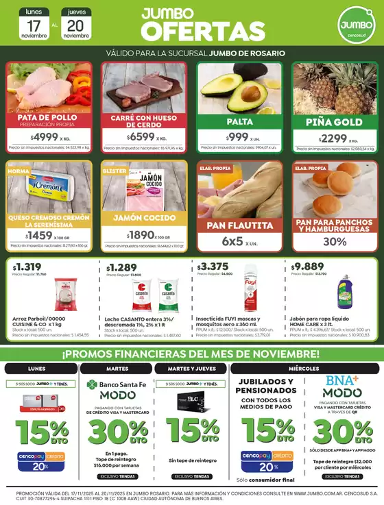 Catálogo Jumbo | Ofertas | Rosario | 2025-11-17T00:00:00.000Z - 2025-11-20T00:00:00.000Z