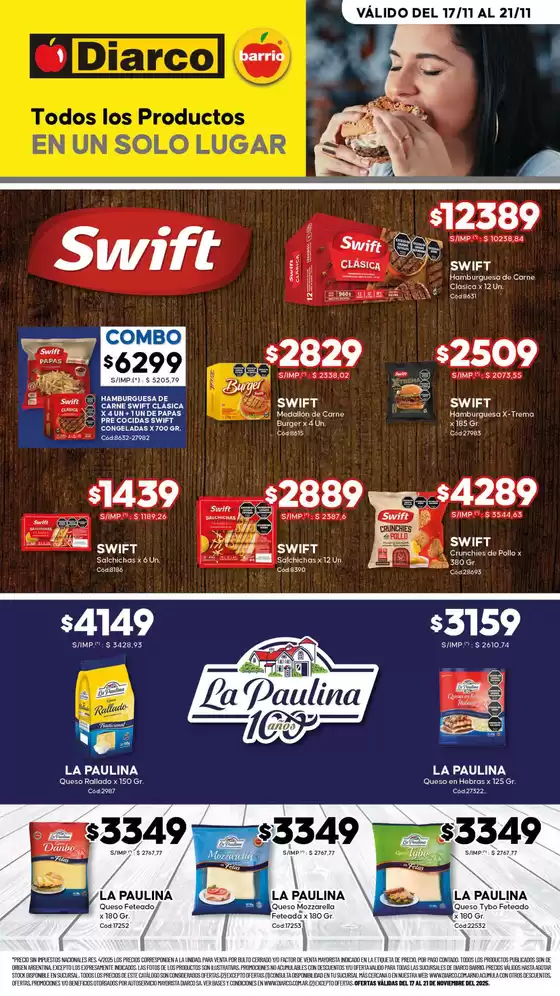 Catálogo Diarco | ESPECIAL MOLFINO | 2025-11-17T00:00:00.000Z - 2025-11-21T00:00:00.000Z