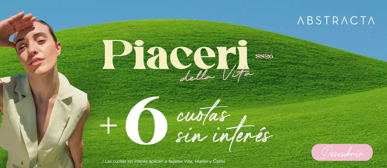 Catálogo Abstracta en Martínez | Promoción! 6 cuotas sin interes | 2025-11-17T00:00:00.000Z - 2025-11-30T00:00:00.000Z