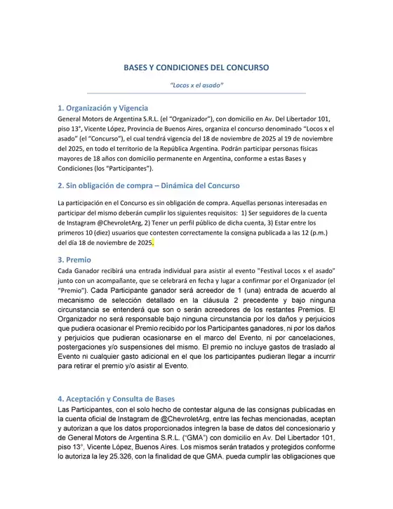Catálogo Chevrolet | Bases %27Locos%20x%20el%20asado%27 Argentina | 2025-11-18T00:00:00.000Z - 2025-11-19T00:00:00.000Z