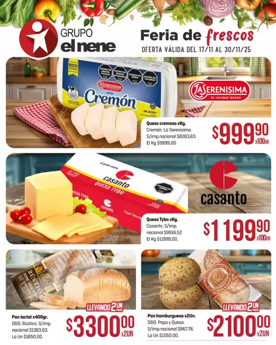Catálogo El Nene | Feria de frescos | 2025-11-17T00:00:00.000Z - 2025-11-30T00:00:00.000Z