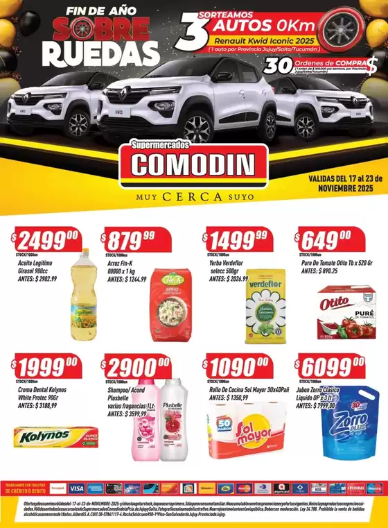 Catálogo Supermercados Comodin | Ofertas especiales atractivas para todos | 2025-11-17T00:00:00.000Z - 2025-11-23T00:00:00.000Z