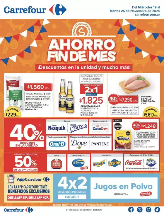 Catálogo Carrefour en Mendoza | Carrefour Hiper 19 Noviembre | 2025-11-19T00:00:00.000Z - 2025-11-26T00:00:00.000Z