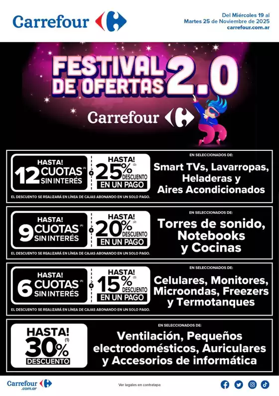 Catálogo Carrefour | Festival de Ofertas Hiper | 2025-11-19T00:00:00.000Z - 2025-11-26T00:00:00.000Z