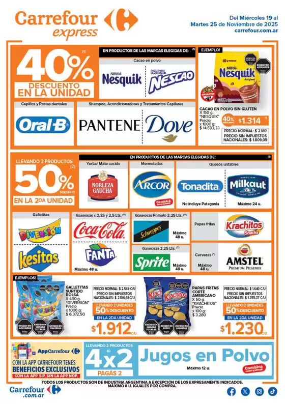 Catálogo Carrefour Express | Carrefour Express 19 Noviembre | 2025-11-19T00:00:00.000Z - 2025-11-26T00:00:00.000Z