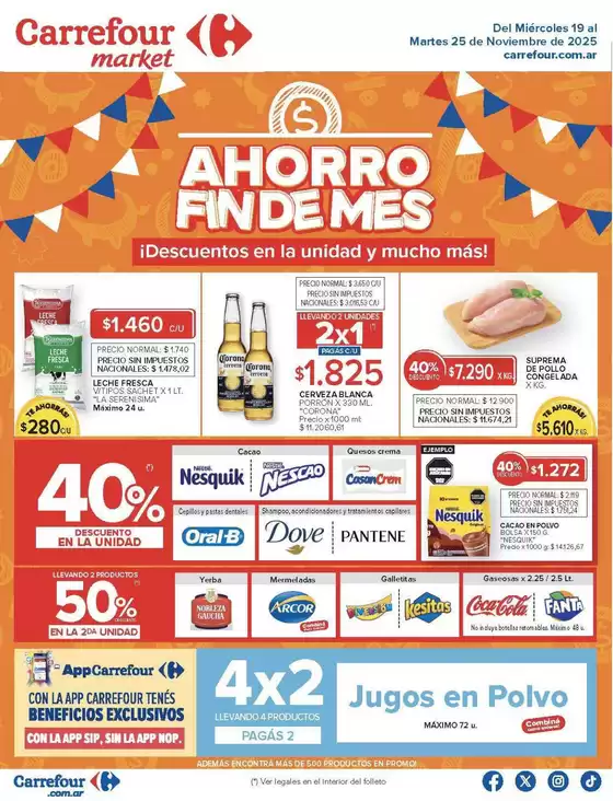 Catálogo Carrefour Market | Carrefour Market 19 Noviembre | 2025-11-19T00:00:00.000Z - 2025-11-26T00:00:00.000Z