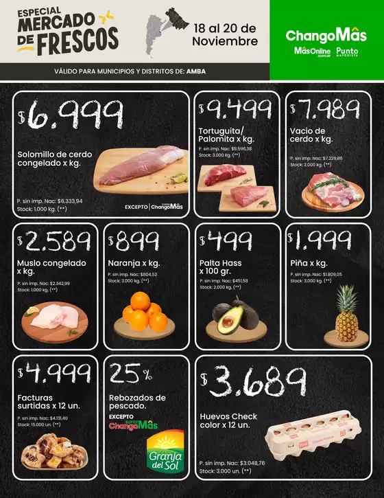 Catálogo HiperChangomas | Especial mercado de frescos | 2025-11-19T00:00:00.000Z - 2025-11-20T00:00:00.000Z