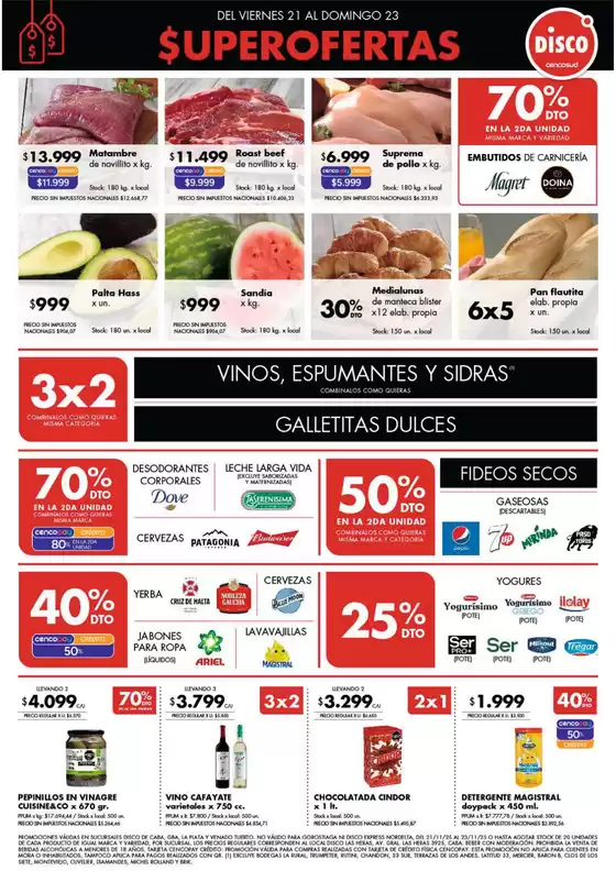 Catálogo Disco | Ofertas | Bs. As. y Santa Fé | 2025-11-21T00:00:00.000Z - 2025-11-23T00:00:00.000Z