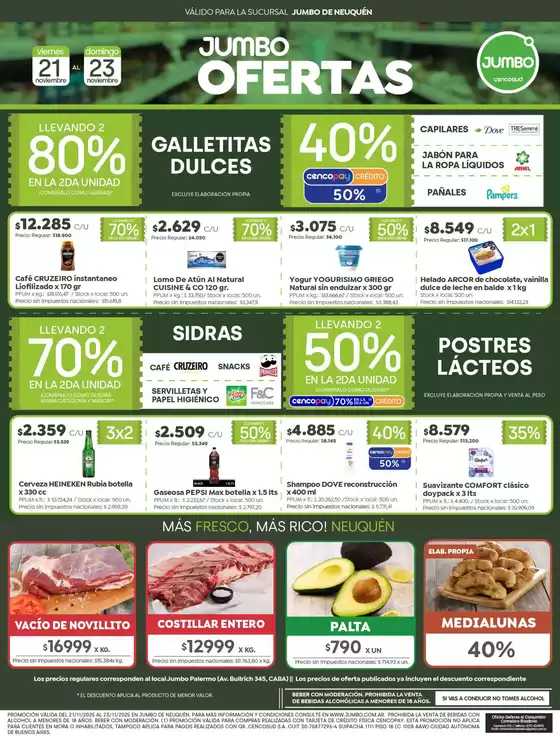Catálogo Jumbo | Ofertas | Neuquén | 2025-11-21T00:00:00.000Z - 2025-11-23T00:00:00.000Z