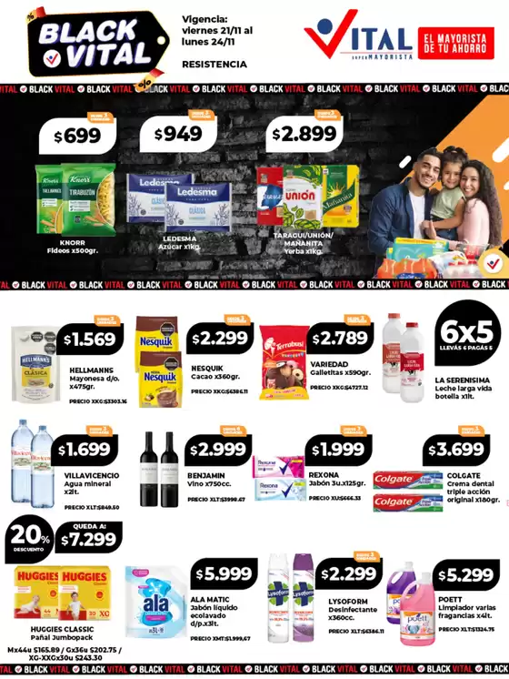 Catálogo Supermayorista Vital | Ofertas especiales atractivas para todos | 2025-11-21T00:00:00.000Z - 2025-11-24T00:00:00.000Z