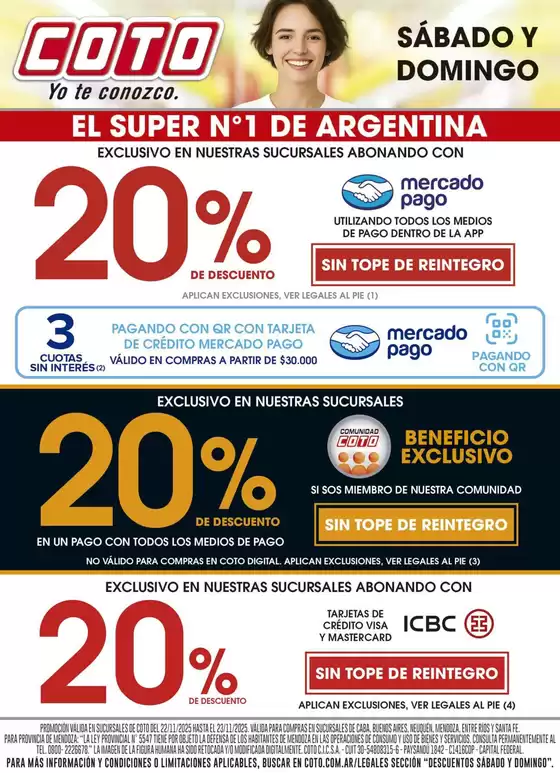 Catálogo Coto | Coto Afiche Descuento | 2025-11-22T00:00:00.000Z - 2025-11-23T00:00:00.000Z