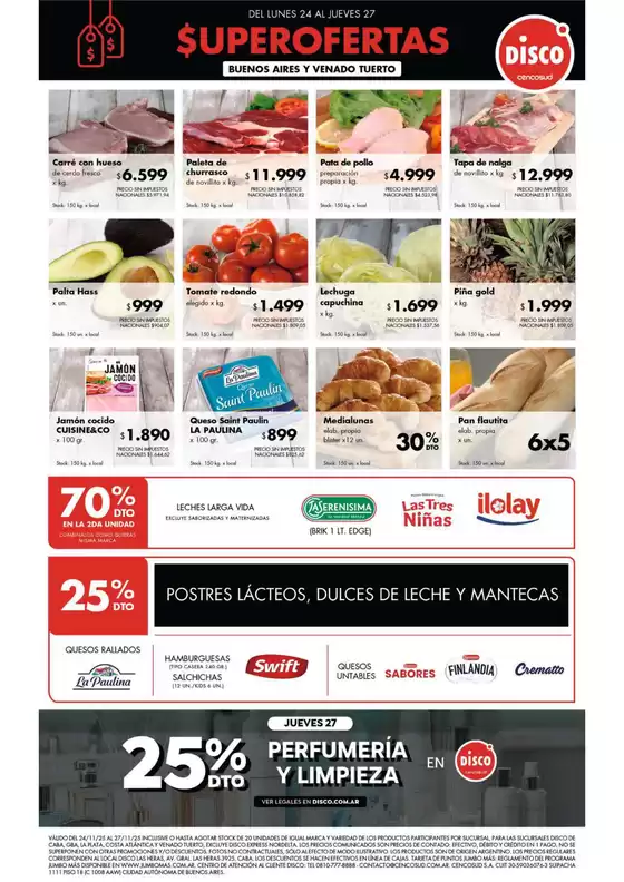 Catálogo Disco | FERIA DE FRESCOS BS. AS. 24-11 | 2025-11-24T00:00:00.000Z - 2025-11-27T00:00:00.000Z