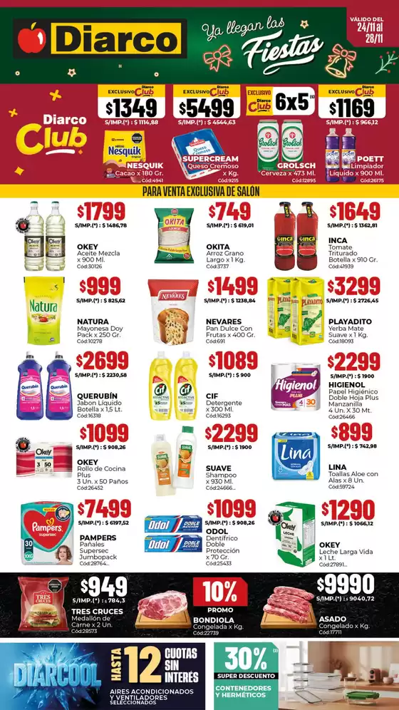 Catálogo Diarco | OFERTAS GBA | 2025-11-24T00:00:00.000Z - 2025-11-28T00:00:00.000Z