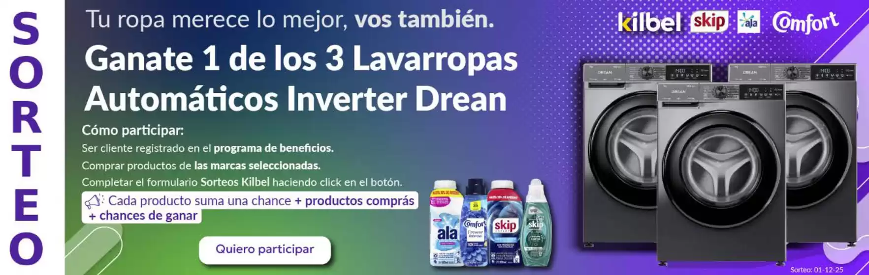 Catálogo Kilbel Supermercados | Sorteo! | 2025-11-25T00:00:00.000Z - 2025-12-01T00:00:00.000Z