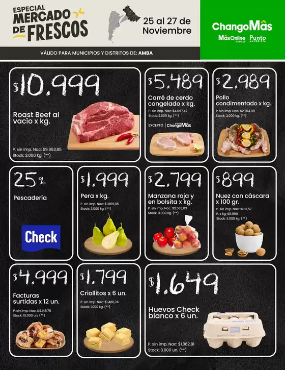 Catálogo HiperChangomas | Especial mercado de frescos | 2025-11-25T00:00:00.000Z - 2025-11-27T00:00:00.000Z