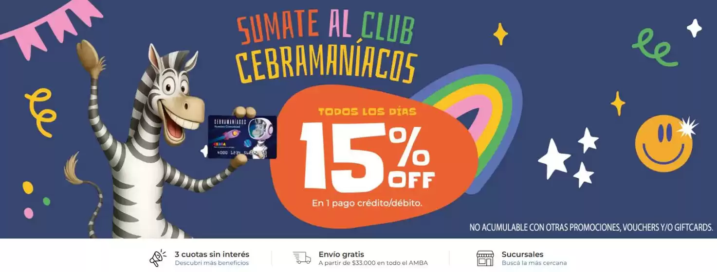 Catálogo Juguetería Cebra en Martínez | 15% off | 2025-11-25T00:00:00.000Z - 2025-12-01T00:00:00.000Z