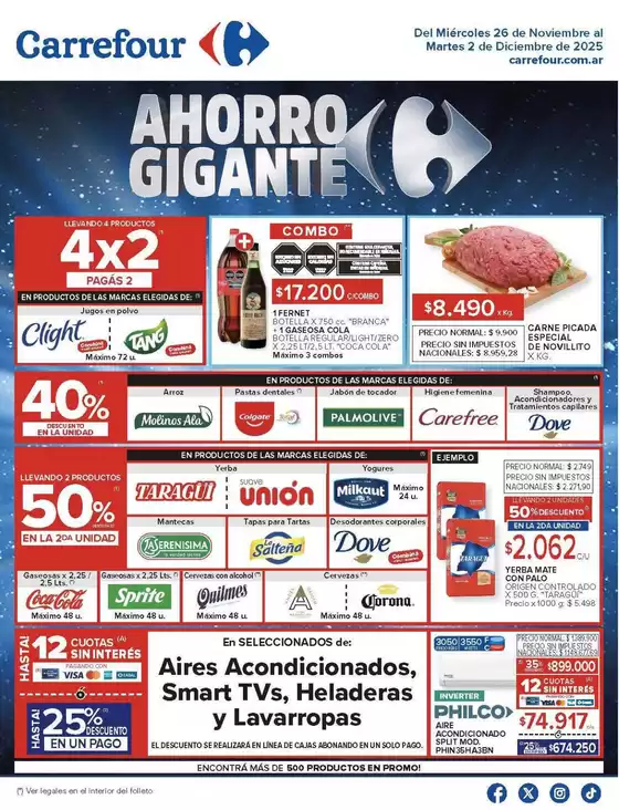 Catálogo Carrefour | Carrefour Hiper 26 Noviembre | 2025-11-26T00:00:00.000Z - 2025-12-03T00:00:00.000Z