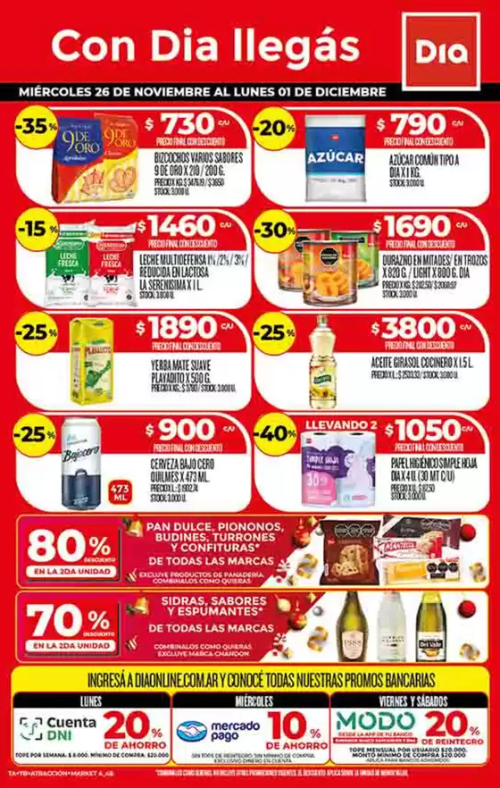Catálogo Supermercados DIA | Catálogo Supermercados DIA | 2025-11-26T00:00:00.000Z - 2025-12-01T00:00:00.000Z