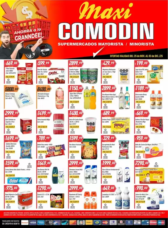 Catálogo Supermercados Comodin | Ofertas Supermercados Comodin | 2025-11-25T00:00:00.000Z - 2025-12-03T00:00:00.000Z