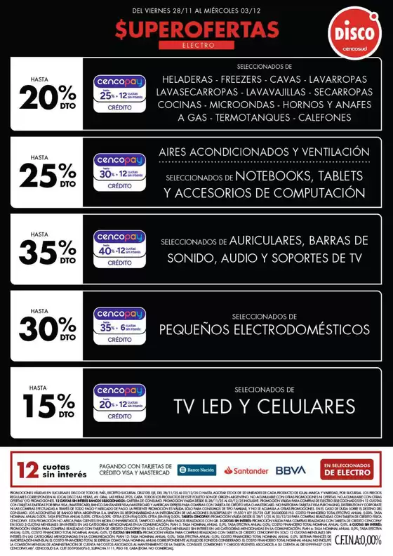 Catálogo Disco | Ofertas y promociones actuales | 2025-11-28T00:00:00.000Z - 2025-12-03T00:00:00.000Z