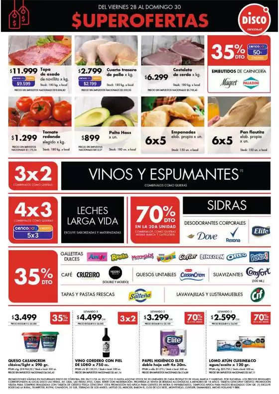 Catálogo Disco | Ofertas | Córdoba | 2025-11-28T00:00:00.000Z - 2025-11-30T00:00:00.000Z