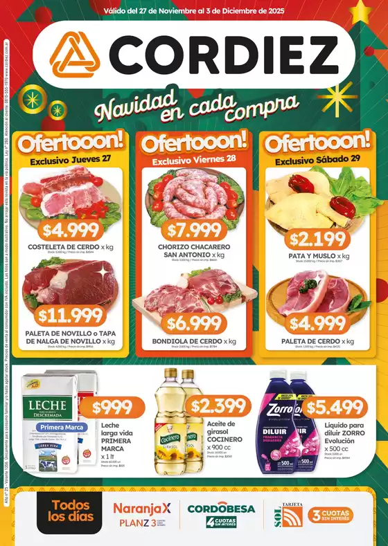 Catálogo Cordiez en San Martín | Ofertas Cordiez | 2025-11-27T00:00:00.000Z - 2025-12-03T00:00:00.000Z