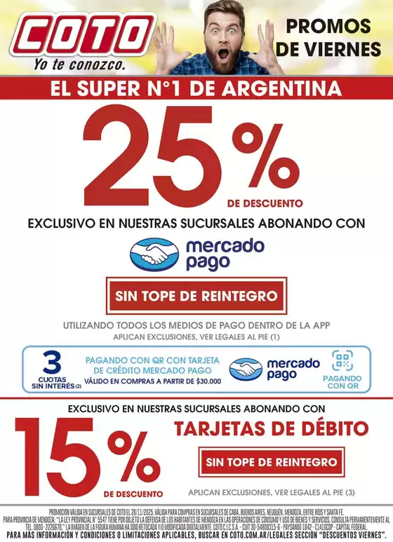 Catálogo Coto en San Martín | Coto Afiche Descuento | 2025-11-28T00:00:00.000Z - 2025-11-28T00:00:00.000Z