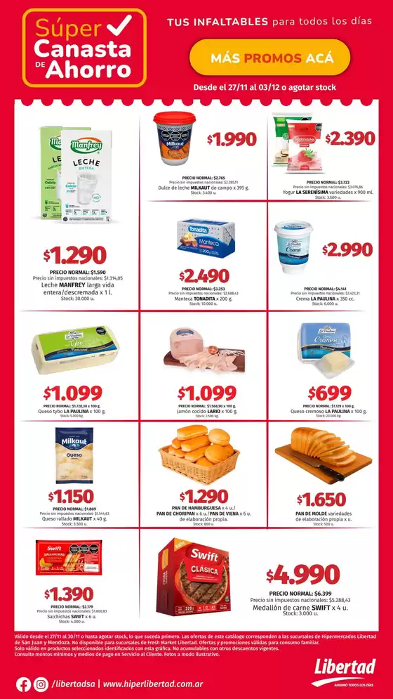 Catálogo Hiper Libertad | Nuestras mejores gangas | 2025-11-27T00:00:00.000Z - 2025-12-03T00:00:00.000Z