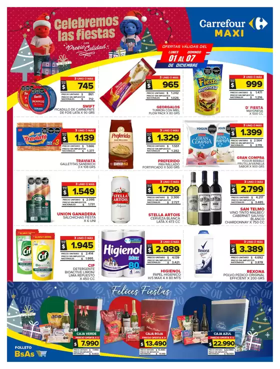 Catálogo Carrefour Maxi en Pilar (Buenos Aires) | OFERTAS SEMANALES | 2025-12-01T00:00:00.000Z - 2025-12-07T00:00:00.000Z