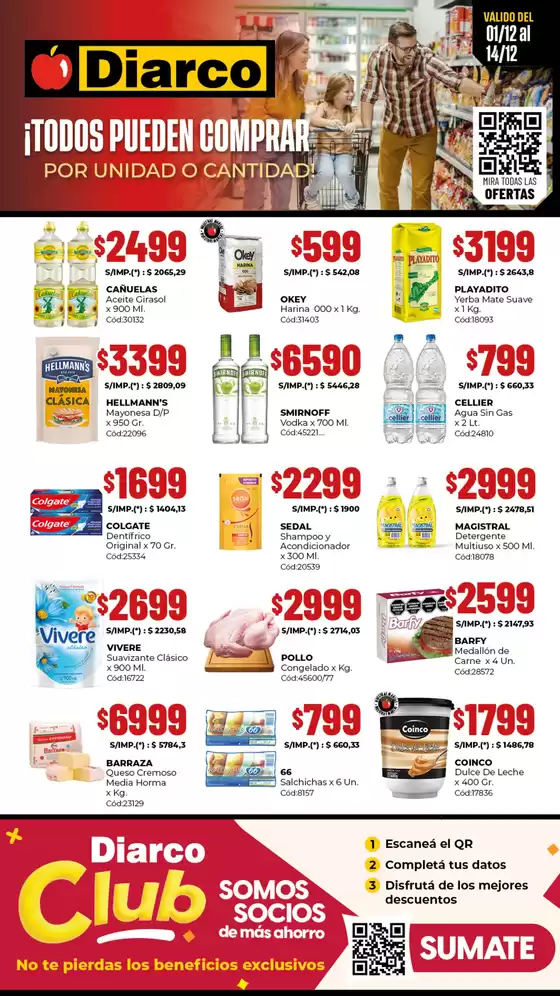 Catálogo Diarco en Quilmes | OFERTAS ESPECIALES | 2025-12-01T00:00:00.000Z - 2025-12-14T00:00:00.000Z