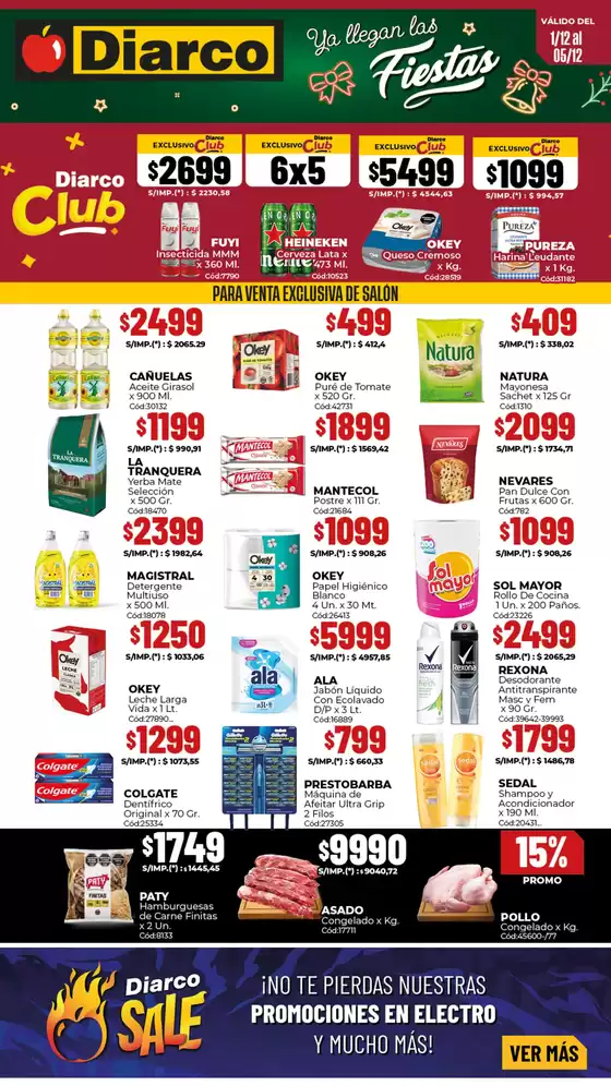 Catálogo Diarco en Quilmes | OFERTAS GBA | 2025-12-01T00:00:00.000Z - 2025-12-05T00:00:00.000Z